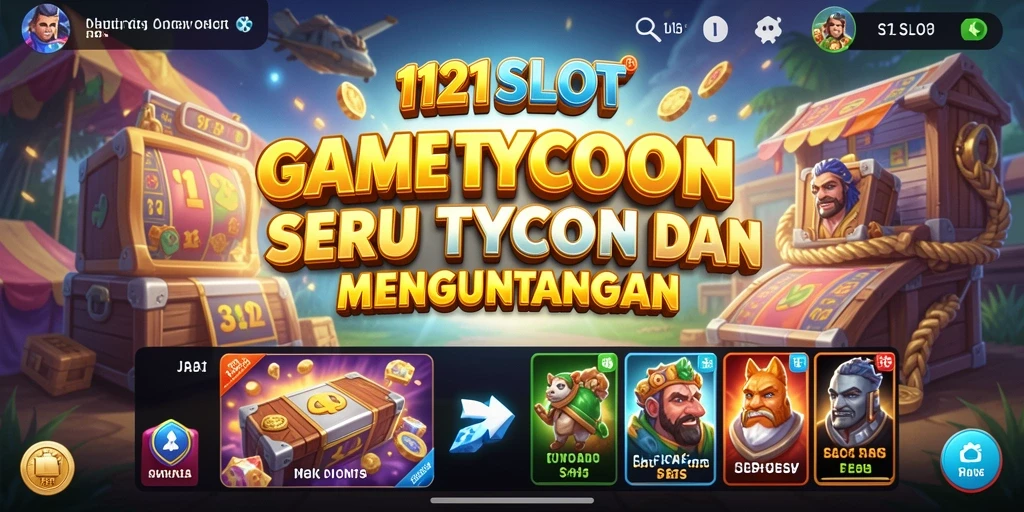 Tampilan utama gameplay 1121SLOT yang memukau dan interaktif.