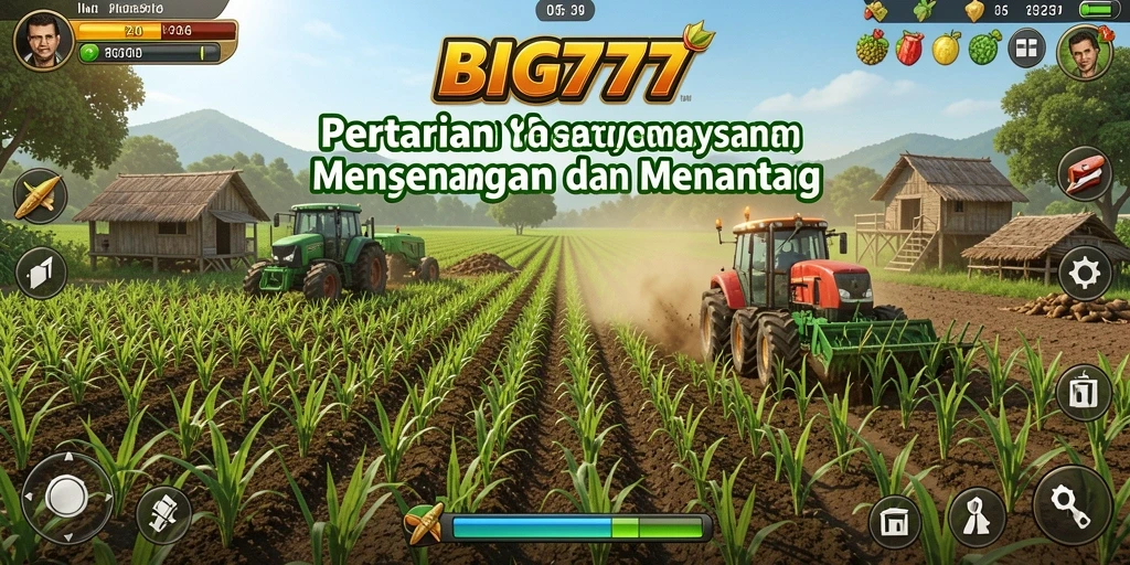 Tampilan gameplay <strong>BIG777</strong> yang menarik di dunia pertanian.