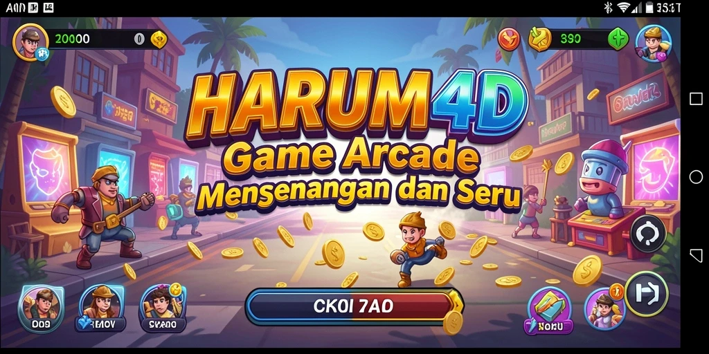 Tampilan gameplay seru dan penuh aksi dari HARUM4D.