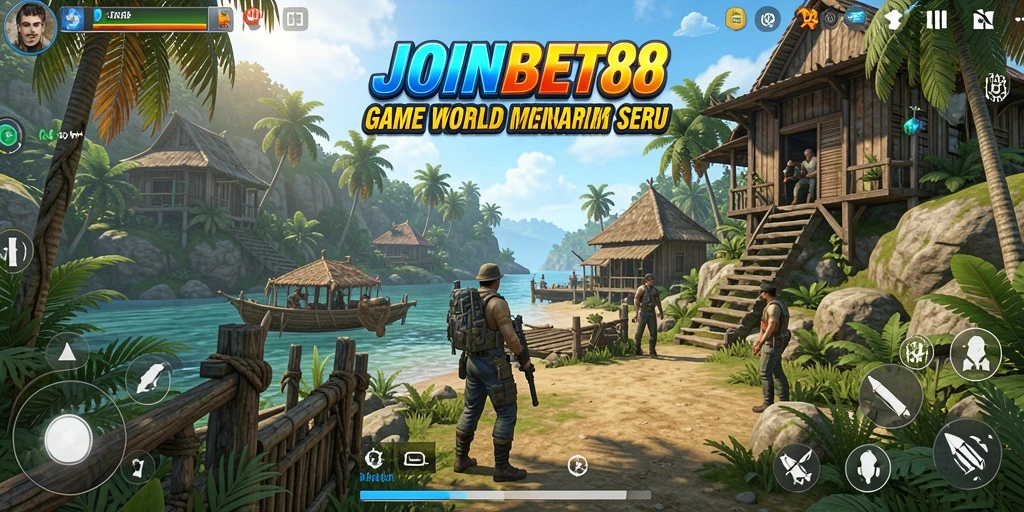 Screenshot dari gameplay Open World JOINBET88 yang menampilkan petualangan seru.