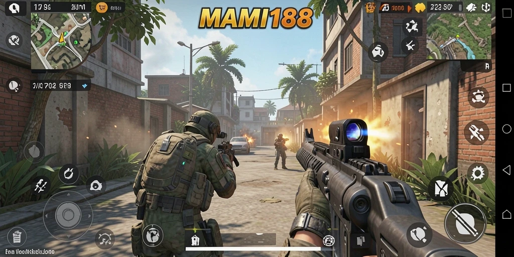 Tampilan gameplay TPS yang mendebarkan di MAMI188.