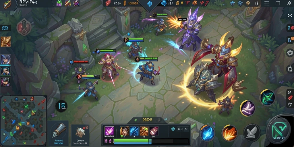 Gameplay seru RPVIP4 dalam aksi penuh strategi.