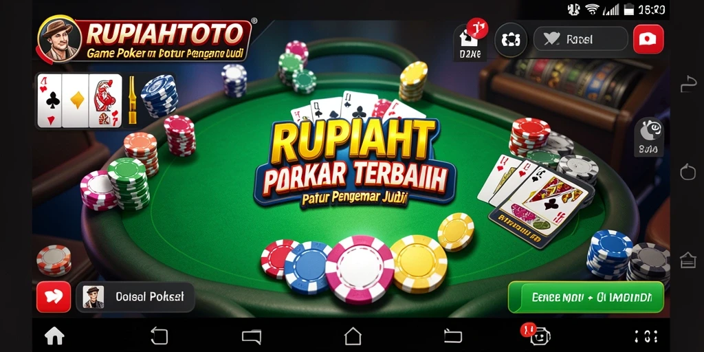 Gameplay RUPIAHTOTO yang seru dan menarik dalam permainan poker.