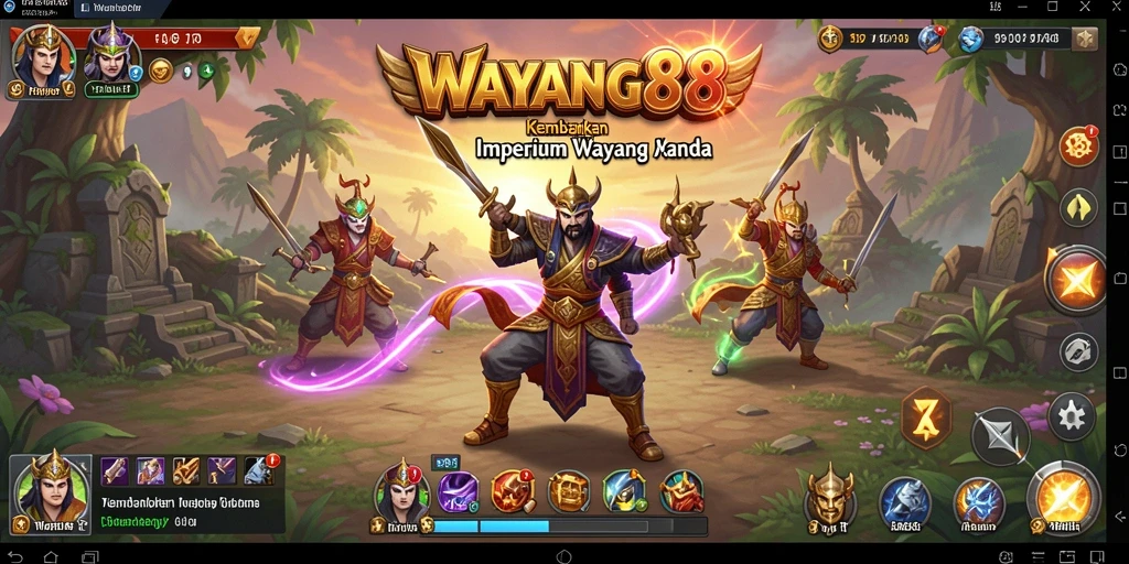 Tampilan menarik dari gameplay WAYANG88 yang penuh strategi.